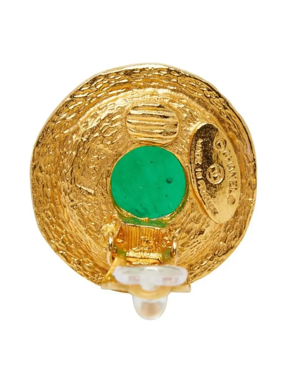 Chanel Clip-On Earrings Glass #299620C48B